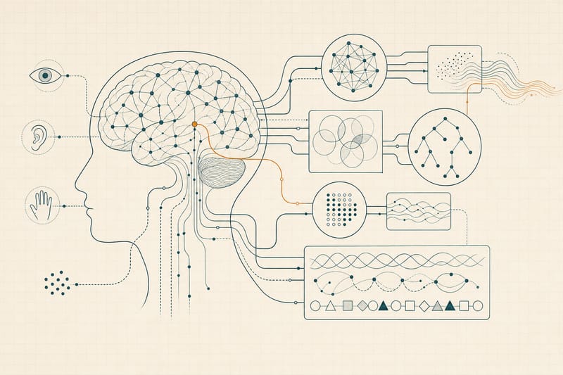 Schematische Darstellung von NLP-Repräsentationssystemen (VAKOG)